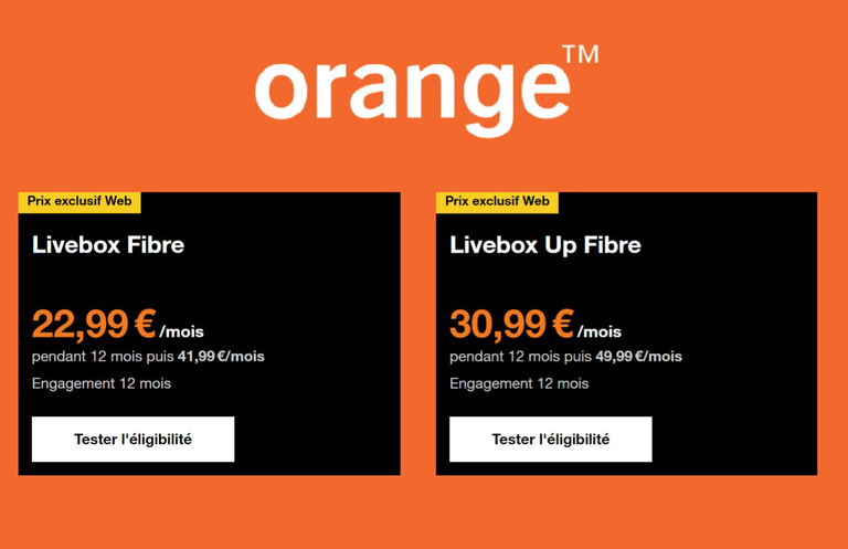 Box internet : l’excellente fibre Orange en promo  