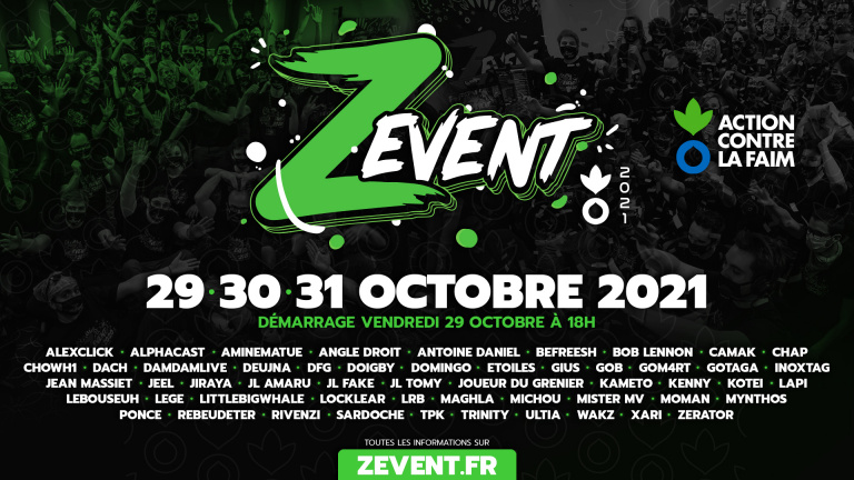 ZEvent 2021 : ZeratoR annonce la date de l’évènement Twitch ainsi qu’une surprise, tous les détails