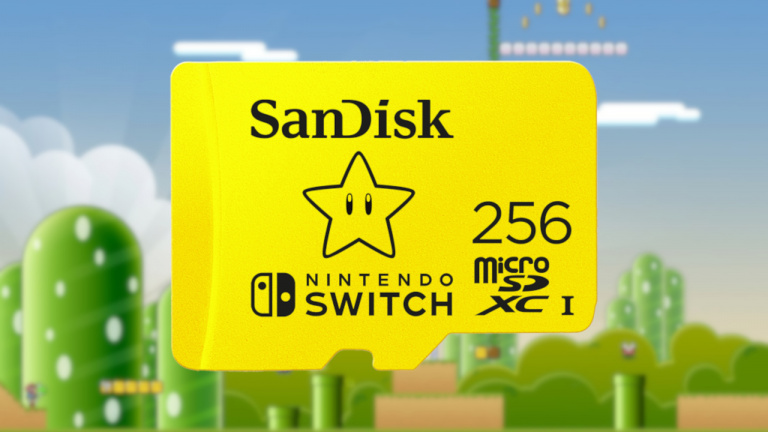 Nintendo Switch : -63% sur la carte microSD officielle de 256 Go pour ne  plus manquer de place ! 