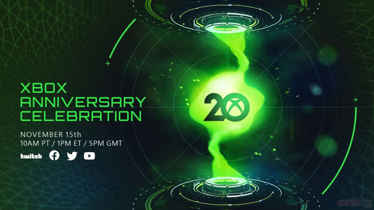 Xbox : Microsoft annonce un live pour les 20 ans de la marque