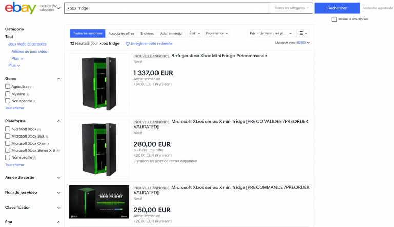 Xbox Series : le mini-frigo déjà en rupture de stock, les prix flambent sur le net