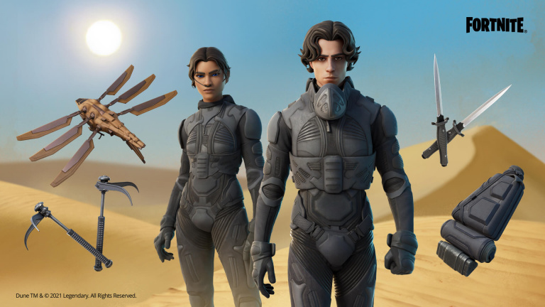 Fortnite : La collaboration avec le film Dune est disponible, voici ce qu'elle apporte