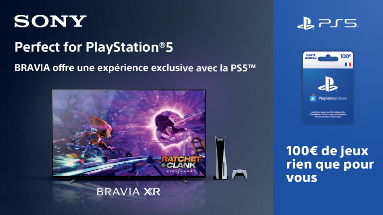 Avec les TV Sony BRAVIA XR, votre PlayStation 5 peut pleinement s’exprimer