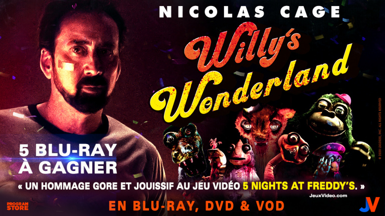 Jouez et tentez de gagner votre Blu-Ray de Willy's Wonderland