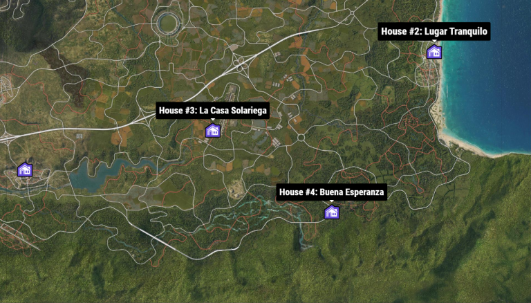 Forza Horizon 5 : emplacement des 7 maisons