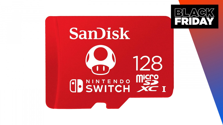 La carte mémoire MicroSD officielle pour Nintendo Switch passe en mode Black Friday