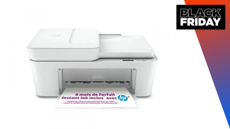 L'imprimante HP DeskJet Plus 4110e à 69€ pour le Black Friday