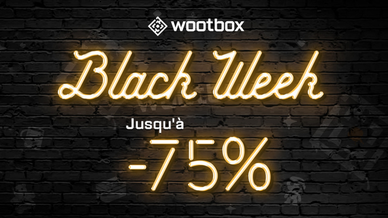 La Black Week chez Wootbox : Jusqu’à -75% sur la boutique !