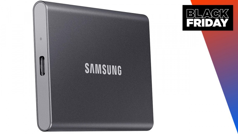 Black Friday : le SSD externe Samsung T7 à moitié prix !