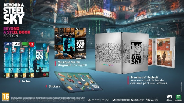 Beyond A Steel Sky : Le jeu d'aventure s'invite sur consoles aux côtés d'éditions collectors !