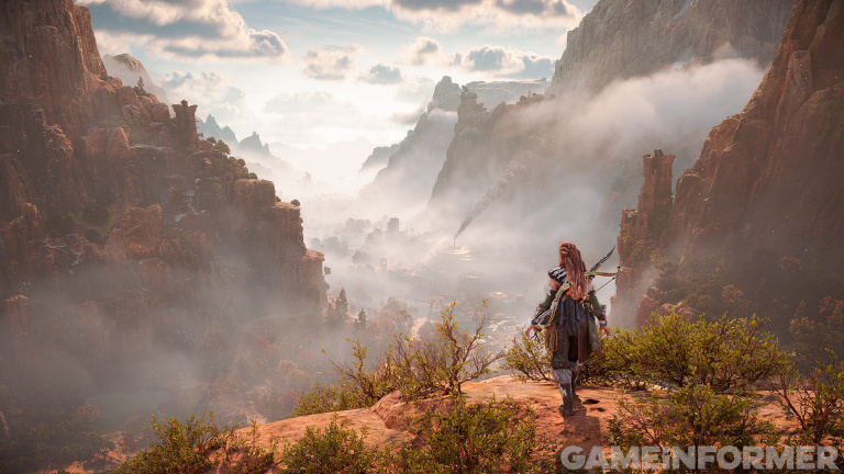 Horizon Forbidden West : de nouvelles images chatoyantes en plein canyon pour l’exclu PlayStation
