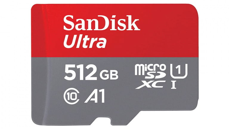 Seulement 50€ pour cette carte mémoire MicroSD SanDisk 512 Go !