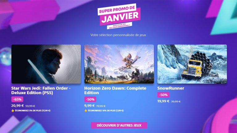 Super Promo de Janvier du PlayStation Store : quelle sera votre prochaine expérience préférée ?