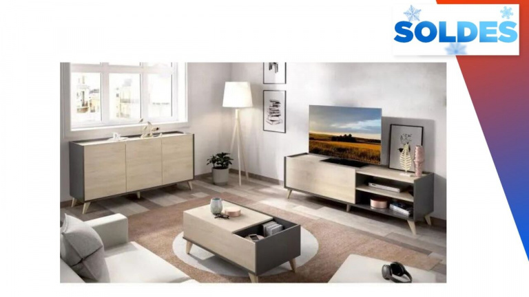 Soldes : Cet ensemble meuble en promo sera parfait pour votre PS5 et votre TV 4K !