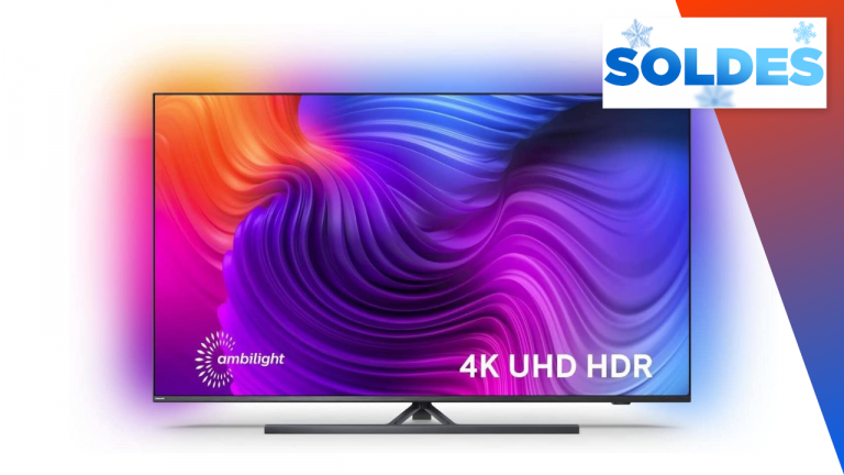 Cette smart TV 4K Philips Ambilight passe à 649€ seulement pour les soldes d'hiver !