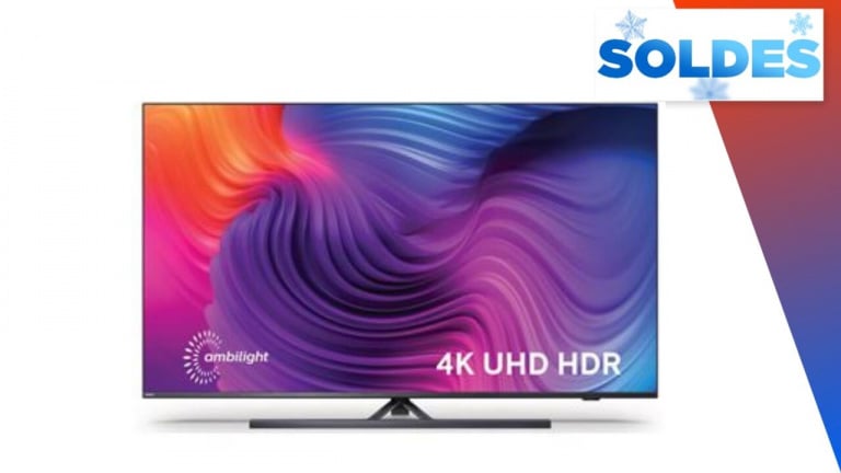 Soldes : 100€ de remise sur cette Smart TV 4K Philips de 65 pouces