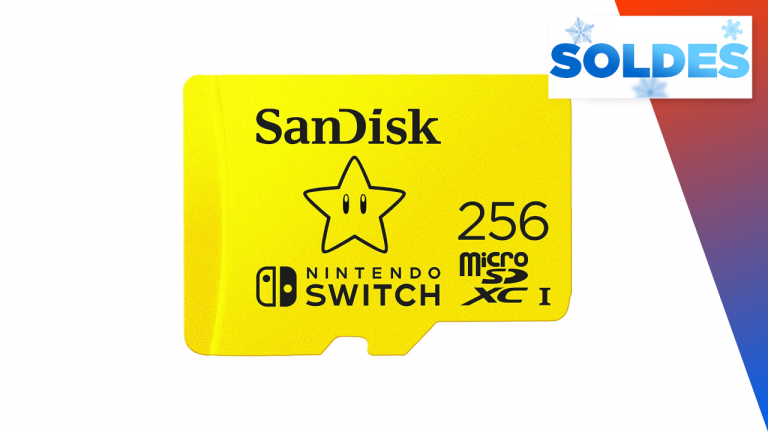 Soldes : cette carte SD spéciale Switch de 256 Go à 57% de réduction !