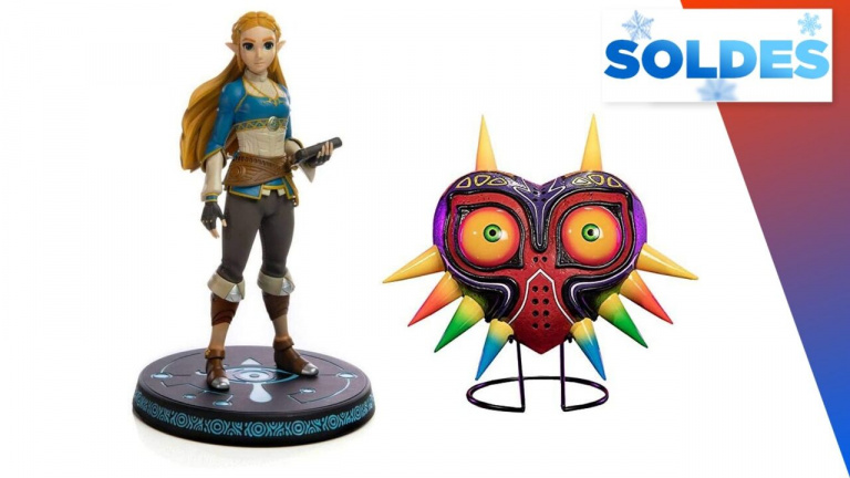 The Legend of Zelda : les figurines Breath Of The Wild et Majora's Mask sont en promo !