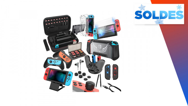Pas cher, ce kit d'accessoires en promotion est parfait pour la Nintendo  Switch 