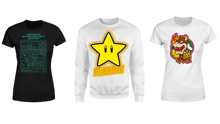 T shirt nintendo discount officiel