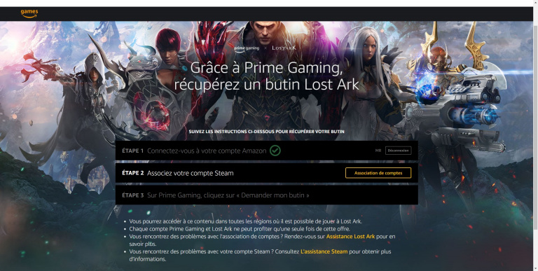 Lost Ark, récompenses Prime Gaming de février 2022 : comment les obtenir ?