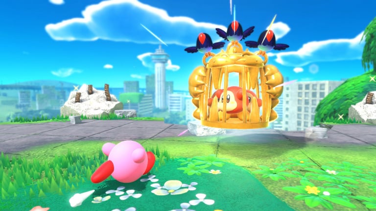 Kirby and the Forgotten World: Our video test between Super Mario 3D World and Super Mario Odyssey 