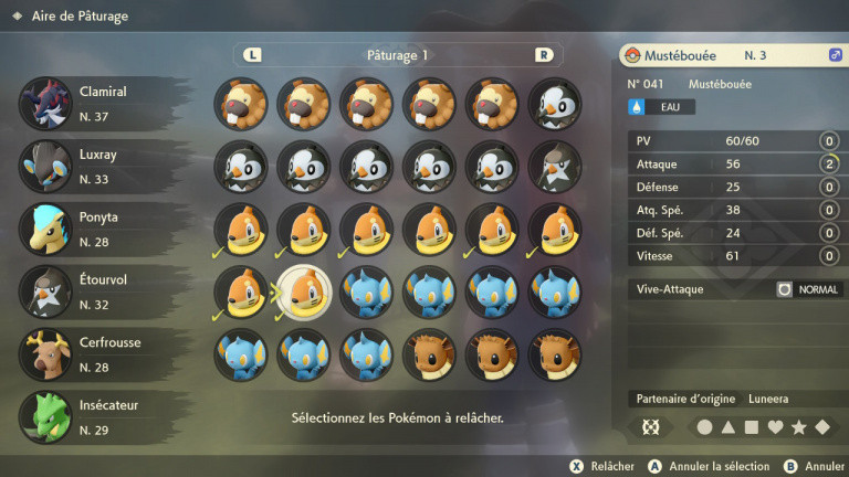 Légendes Pokémon Arceus : obtenez des objets très utiles en relâchant des Pokémon en masse ! Notre guide