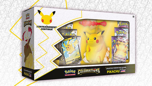 Cartes Pokémon : le pack collector Célébration avec son Pikachu Gigamax enfin disponible ! 