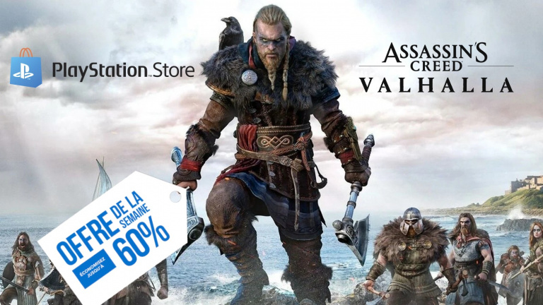 PlayStation Store : Assassin's Creed Valhalla PS4 & PS5 à -60%