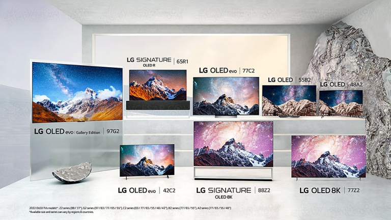TV LG : les prix des modèles OLED et Mini-LED 2022 dévoilés par la marque