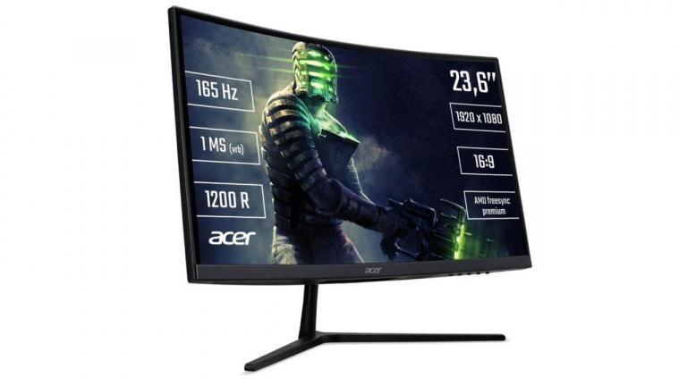 Belle promotion sur cet écran PC gamer incurvé Acer Nitro 165 Hz et 1 ms