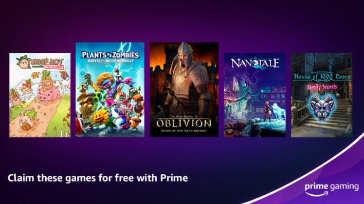 Amazon Prime Gaming : les jeux “gratuits” en avril 2022, un mythique The Elder Scrolls au programme