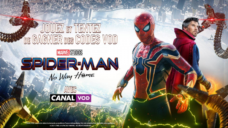 Jouez et tentez de gagner 5 codes VOD pour Spider-Man: No Way Home