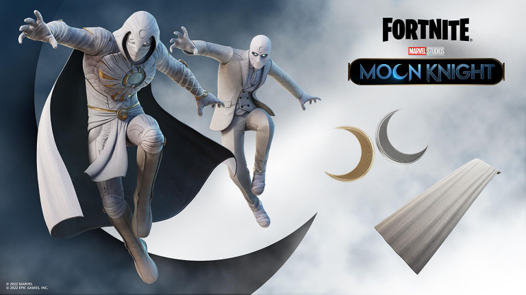 Fortnite : Moon Knight débarque dans le battle royale, images et prix des skins