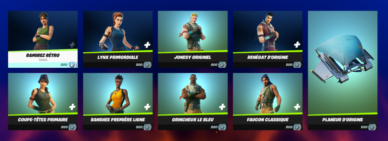 Fortnite, shop of the day April 30, 2022