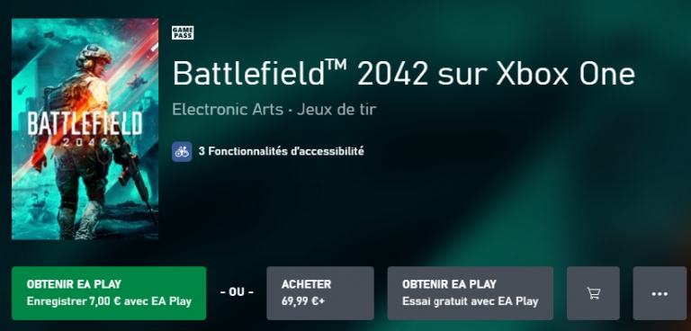 Pour accompagner FIFA 22, Battlefield 2042 également prêt à rejoindre le Game Pass de Microsoft ?