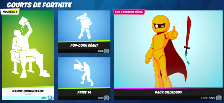Fortnite Store of the Day May 14, 2022