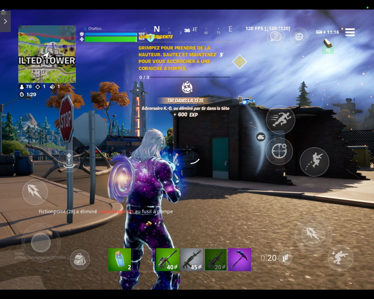 Fortnite mobile sur GeForce Now