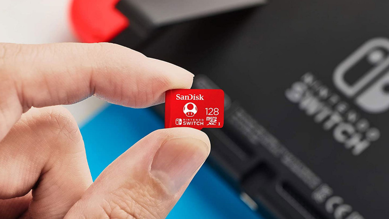 Nintendo Switch : cette carte micro SD 128Go en hommage à Mario est à prix cassé
