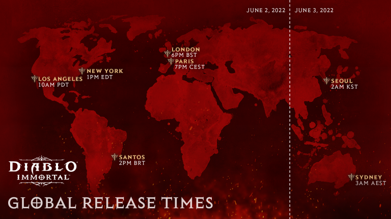 Diablo Immortal: launch time, preloading, cross-progression ... Blizzard says it all!