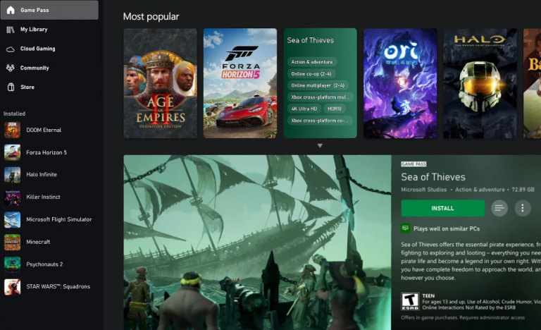 Jeux vidéo sur PC : Microsoft ajoute une fonctionnalité utile à tous les joueurs sur l'app Xbox