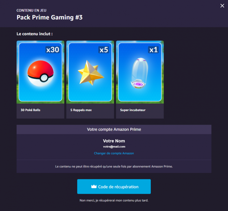 Pokémon Go : Quatre nouveaux lots Prime Gaming débarquent cet automne, comment les récupérer ?
