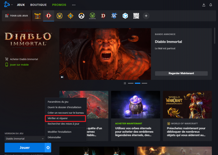 Diablo Immortal bloqué sur PC : comment y jouer après le dernier patch ? 