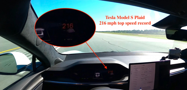 De première Tesla aussi rapide qu'une voiture de Formule 1 est la !