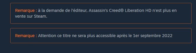 Assassin's Creed: An episode has been removed from Steam, fans are reacting!