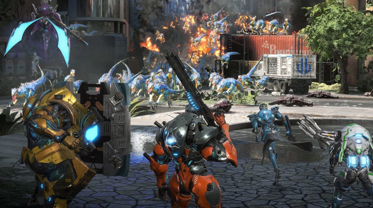 Exoprimal : le Monster Hunter futuriste à la sauce shooter se dévoile dans de colossales vidéos de gameplay