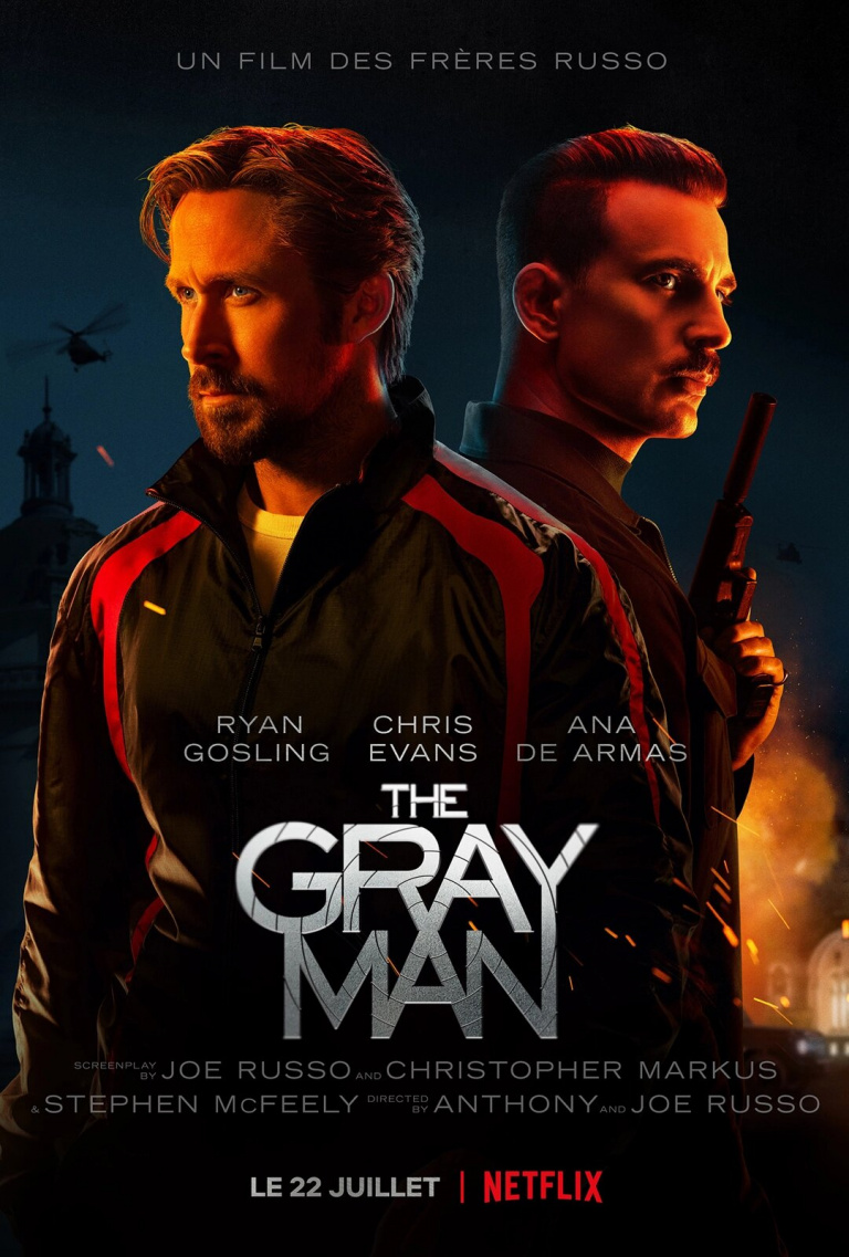 The Gray Man : Le film Netflix avec Ryan Gosling et Chris Evans (Captain America) divise la presse !