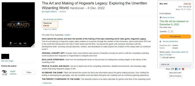 Hogwarts Legacy : La date de sortie du jeu Harry Potter en fuite à cause d'un livre ?