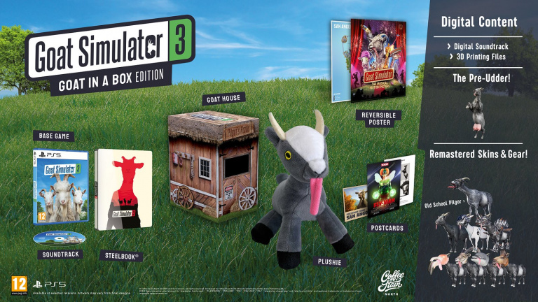 Goat Simulator 3 : Date de sortie, bonus exclusifs, Collector… Tout savoir sur le jeu le plus hilarant de 2022 