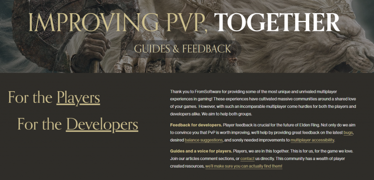 Elden Ring : révoltés par le PvP, les joueurs créent un site pour se plaindre